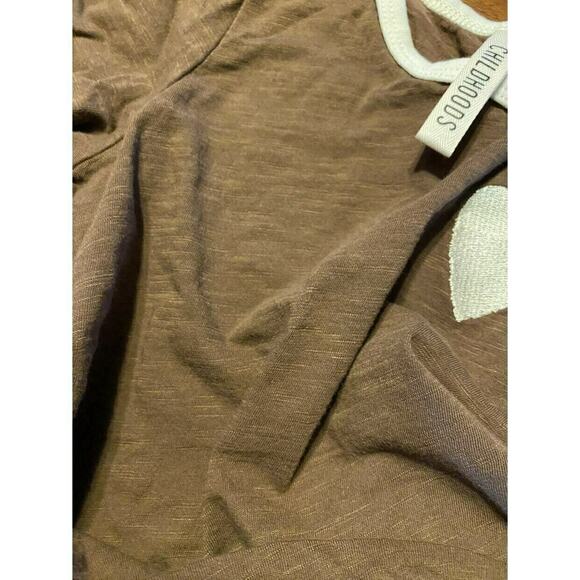 Childhoods (8/9) Mocha Ringer Tee With Heart - Picture 7 of 7